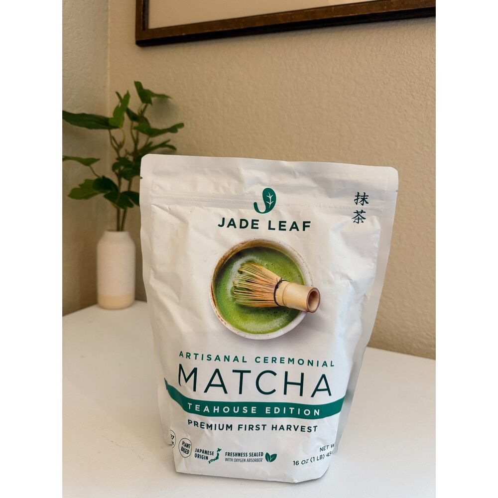 Jade Leaf Artisanal Ceremonial Matcha TEAHOUSE EDITION Premium First Harvest New